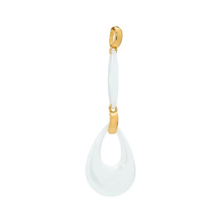 Серебряная подвеска с керамикой и позолотой 540₽