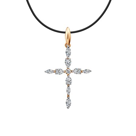 Золотая подвеска с фианитами 17790₽