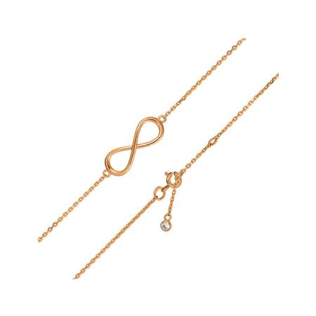 Золотой браслет с фианитом 24470₽