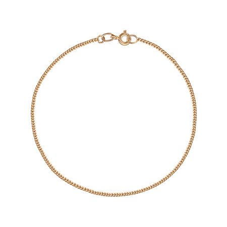 Золотой пустотелый браслет Двойной панцирь с алмазной гранью 11900₽