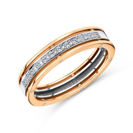 Золотое обручальное кольцо с бриллиантами 71990₽