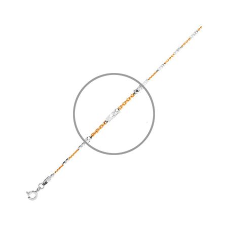 Серебряный браслет с позолотой 1450₽