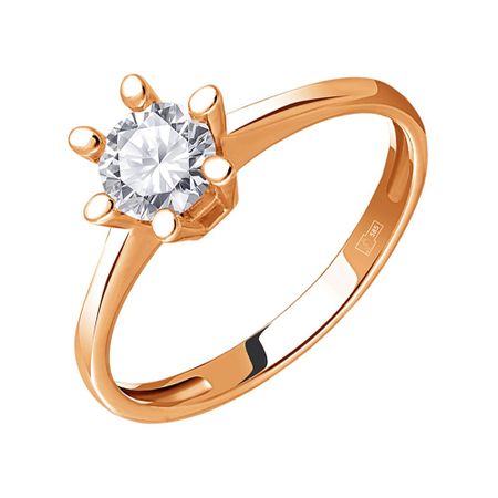 Кольцо из золота с бриллиантом 299990₽