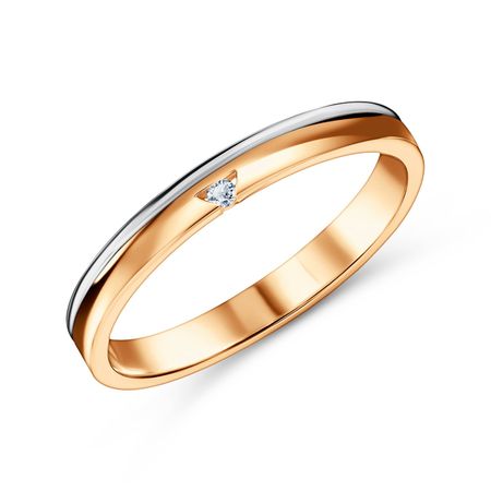 Золотое кольцо с бриллиантом 21990₽