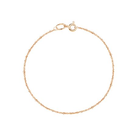 Золотой браслет с алмазной гранью 2040₽