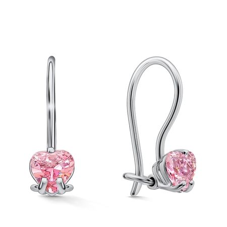 Серебряные серьги с фианитами 720₽