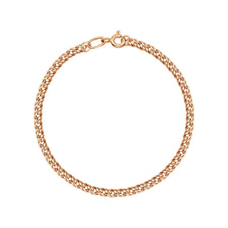 Золотой пустотелый браслет 17750₽