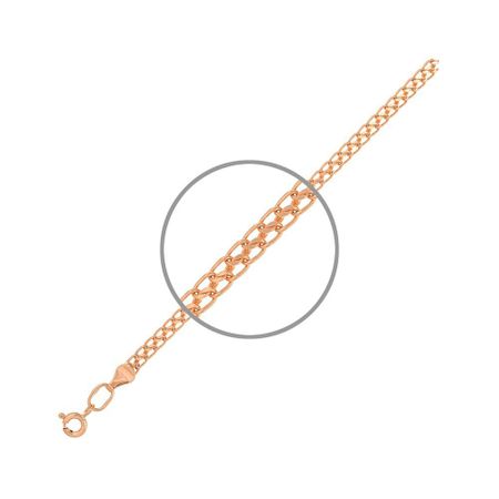 Золотой полновесный браслет Царь с алмазной гранью 41960₽