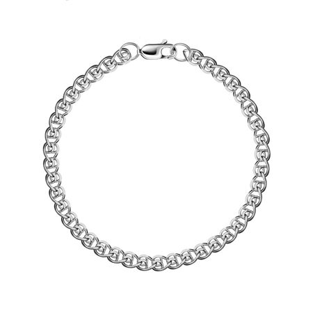 Серебряный браслет Лав с алмазной гранью 1280₽