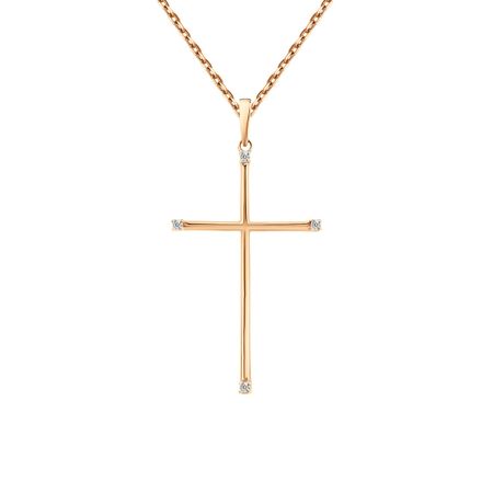 Золотая подвеска с фианитами 15430₽