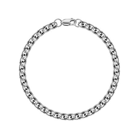Серебряный браслет ручного плетения Бисмарк с чернением 2160₽