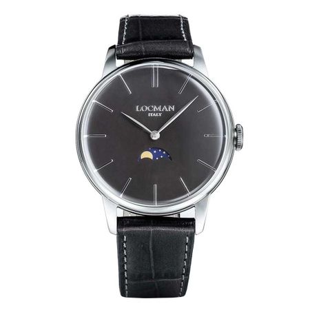 Мужские часы LOCMAN 1960 Moon Phases 0256A01A-00BKNKPK 18090₽