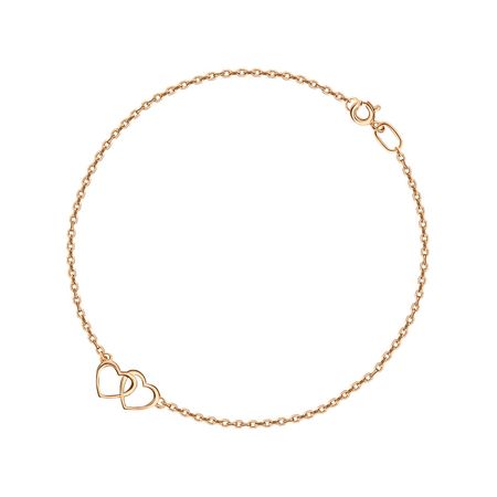 Золотой браслет Сердце 24710₽