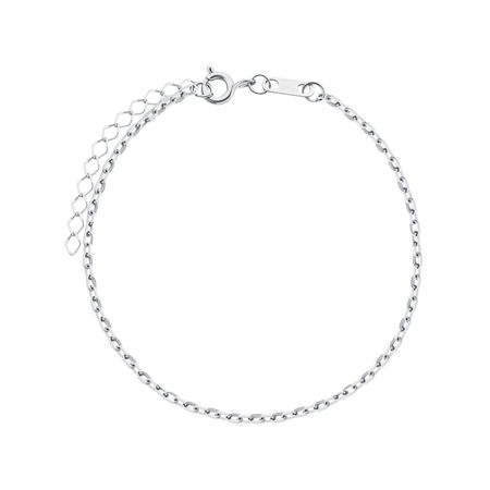 Серебряный браслет на ногу Якорь р 23-26 830₽