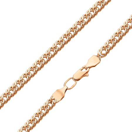 Золотой полновесный браслет Двойной ромб с алмазной гранью 66000₽