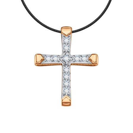 Золотая подвеска с фианитами 10680₽