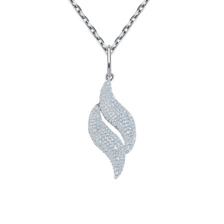 Серебряная подвеска со стразами 2490₽