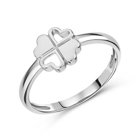 Серебряное кольцо Клевер из коллекции Геометрия 249₽