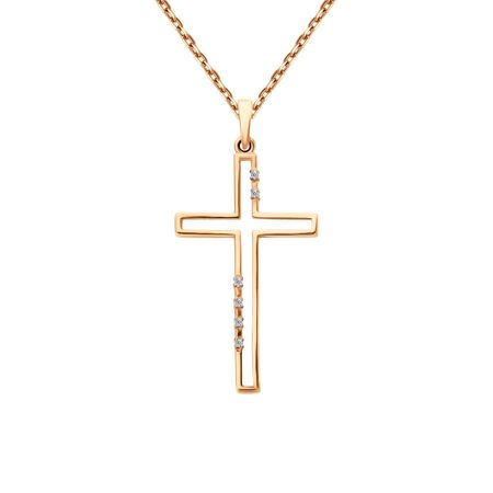 Золотая подвеска с фианитами 12730₽