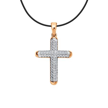 Золотая подвеска с фианитами 15800₽