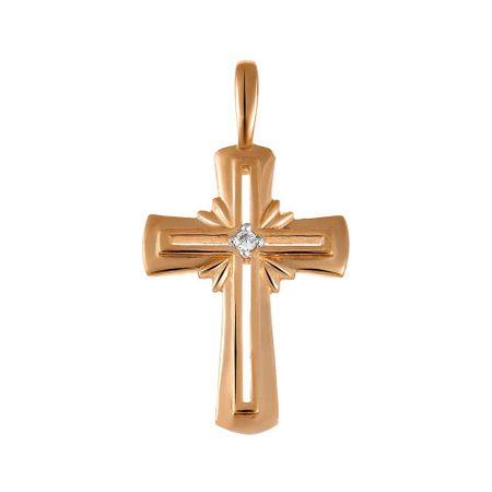 Золотой крест с фианитом 21680₽