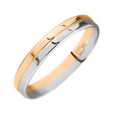 Золотое обручальное кольцо синтеринг 4 мм 70720₽