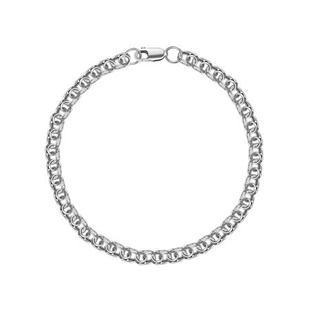 Серебряный браслет ручного плетения Бисмарк с чернением 1860₽