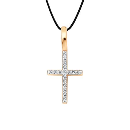 Золотая подвеска с фианитами 7990₽