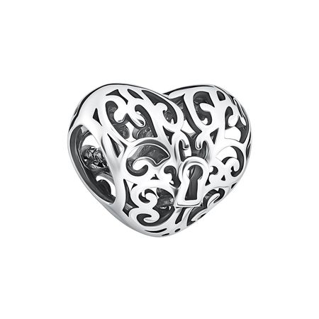Серебряный шарм Сердце 590₽