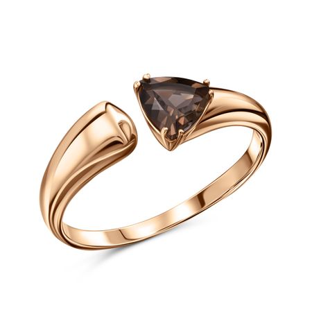 Золотое кольцо с раухтопазом 19990₽