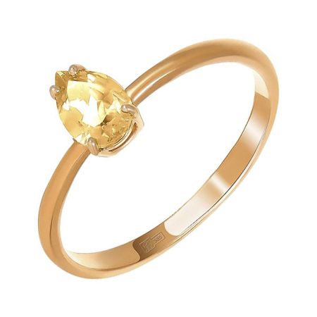 Кольцо детское TALANT из золота с цитрином 7990₽