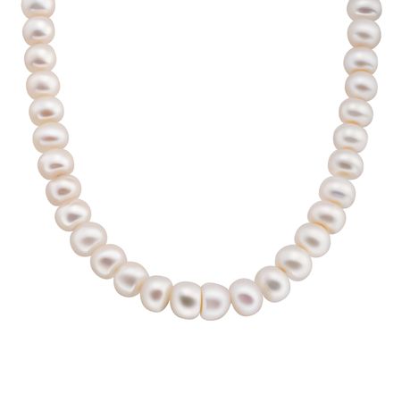 Бусы из жемчуга с золотым замком 14490₽