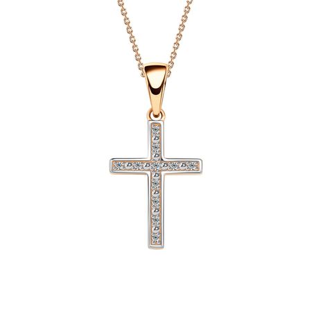 Золотая подвеска с бриллиантами 15490₽