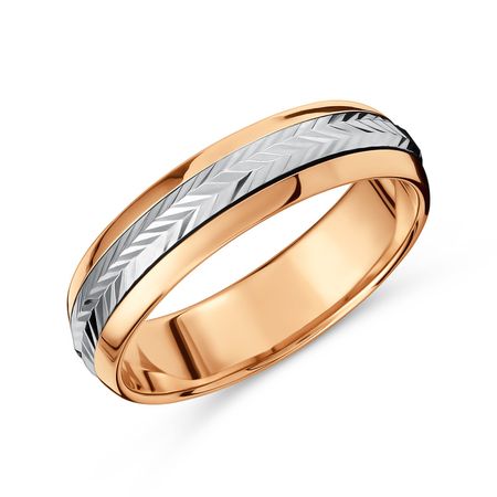 Золотое обручальное кольцо с вращающейся вставкой 5 мм 105230₽