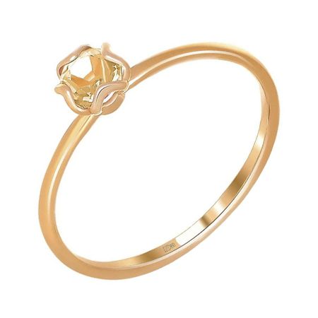 Кольцо детское TALANT из золота с цитрином 7490₽