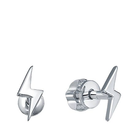 Серебряные серьги с родированием 800₽