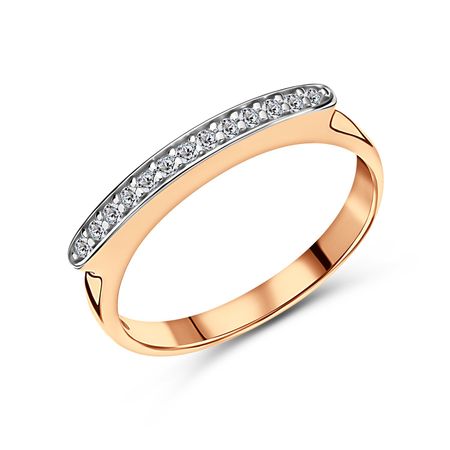 Золотое кольцо с фианитами 27400₽