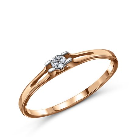 Золотое кольцо с бриллиантами 16490₽