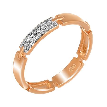 Золотое кольцо с бриллиантами 27990₽