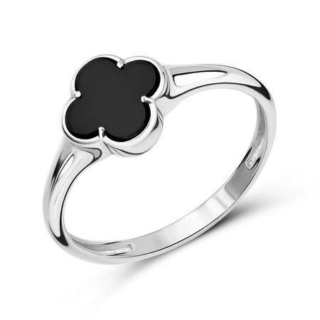 Серебряное кольцо с ониксом 1290₽