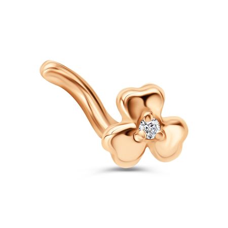 Золотой пирсинг с фианитом 2990₽