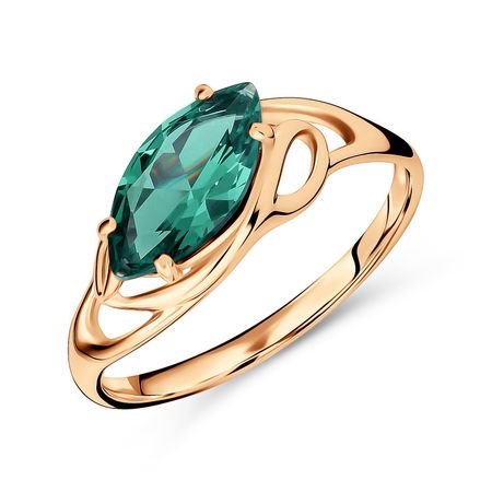 Золотое кольцо с кристаллом 31990₽