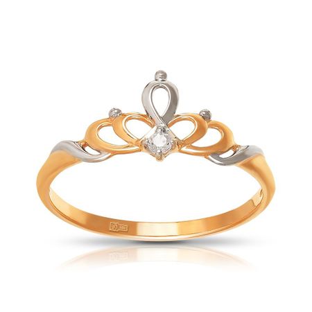 Кольцо из золота с фианитами 15290₽