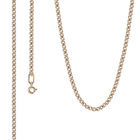 Серебряная цепочка Двойной ромб с позолотой 1390₽