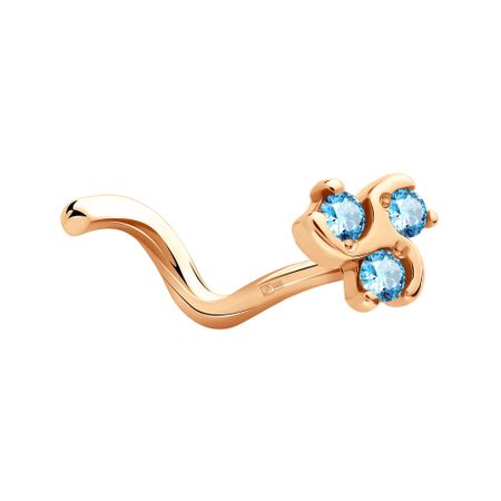 Золотой пирсинг с фианитами 3990₽