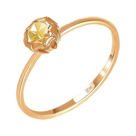 Кольцо детское TALANT из золота с цитрином 11490₽