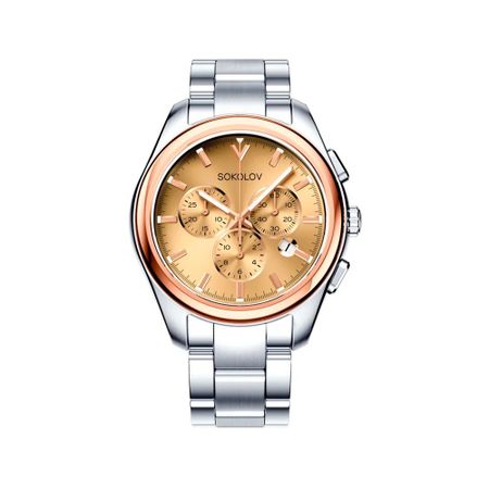 Золотые мужские часы SOKOLOV Unity for him 139017100002013 66000₽