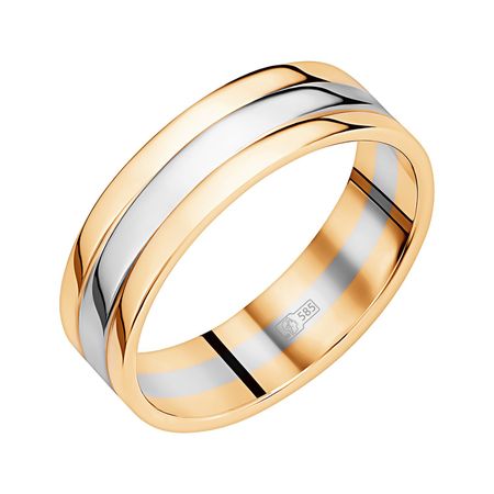 Золотое обручальное кольцо синтеринг 5 мм 51830₽