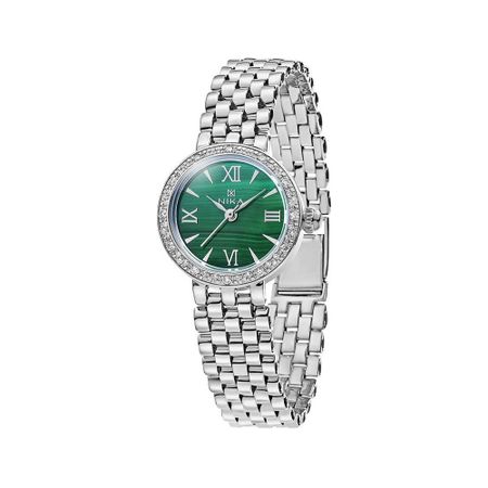 Серебряные женские наручные часы НИКА с бриллиантами 136130₽