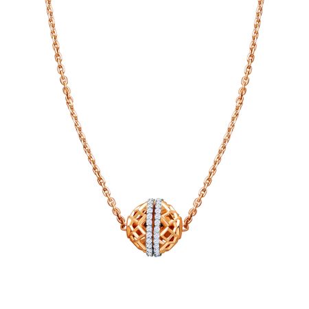 Золотое колье с фианитами 58360₽